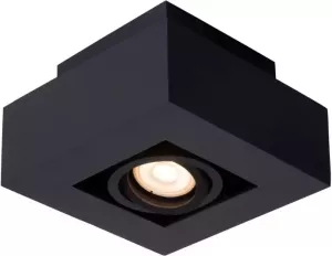 Lucide Xirax Plafondspot Led Dim To Warm Gu10 1x5w 2200k 3000k Zwart