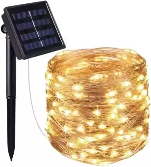Lumisky solar lichtsnoer skinny met 200 micro led-lampjes