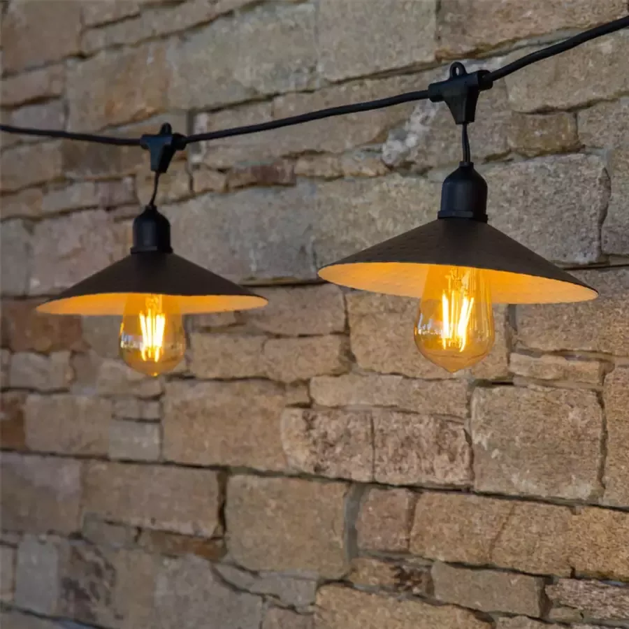 Lumisky vinty light lichtsnoer inclusief 10 filament led-lampjes 6 m - Foto 1