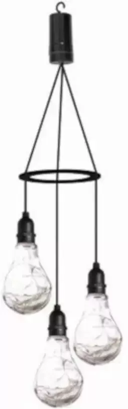 Luxform hanglamp Apollo led 1 5V 7 8 x 15 5 cm transparant