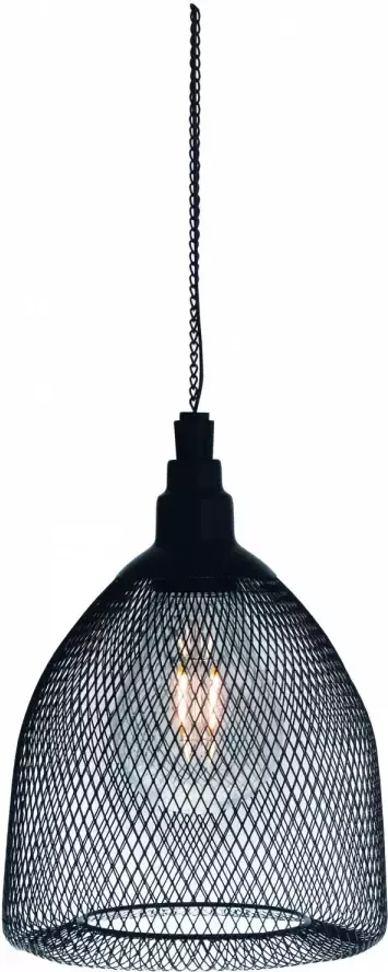 Luxform hanglamp Salsa solar 17 x 25 cm staal zwart