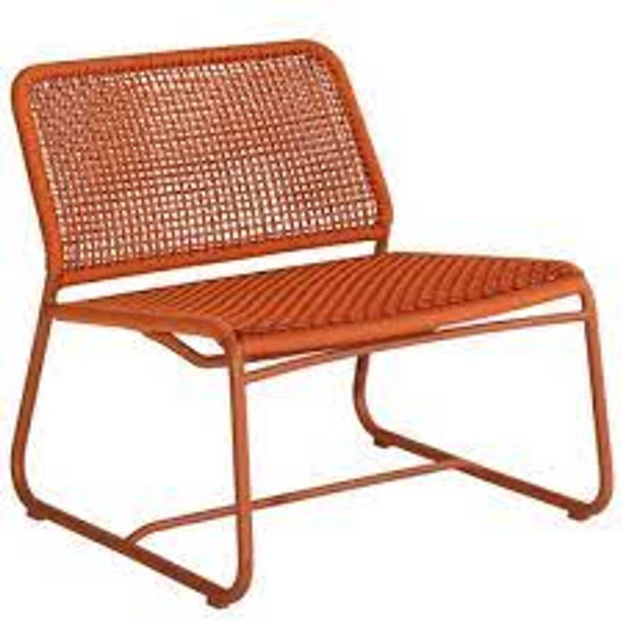 Max&Luuk Florence lage fauteuil zonder armleuning coral