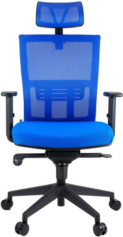 MaxxHome Luxe Mesh Ergonomische Bureaustoel High-end Blauw