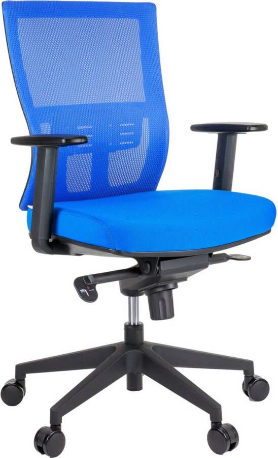 MaxxHome Luxe Mesh Ergonomische Bureaustoel High-end Laag Blauw - Foto 2