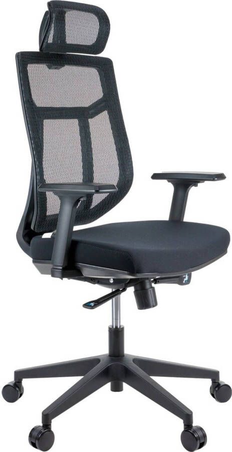 MaxxHome Senior Executive Luxe Ergonomische Bureaustoel Verstelbaar Netbekleding High-end Blauw - Foto 1