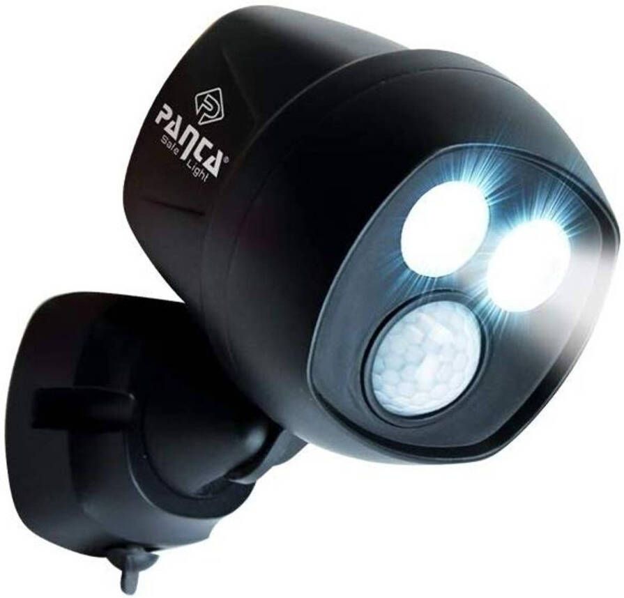 Mediashop Panta Safe Light LED buitenlamp met sensor weerbestendige buitenlamp met bewegingssensor en daglichtsensor zwart - Foto 1
