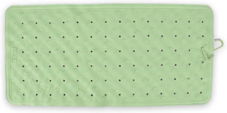 Merkloos Badmat Groen 76 x 36 cm antislip mat voor bad en douche Rubberen Antislip Douchemat 36x76 cm Kwaliteit Groen - Foto 1