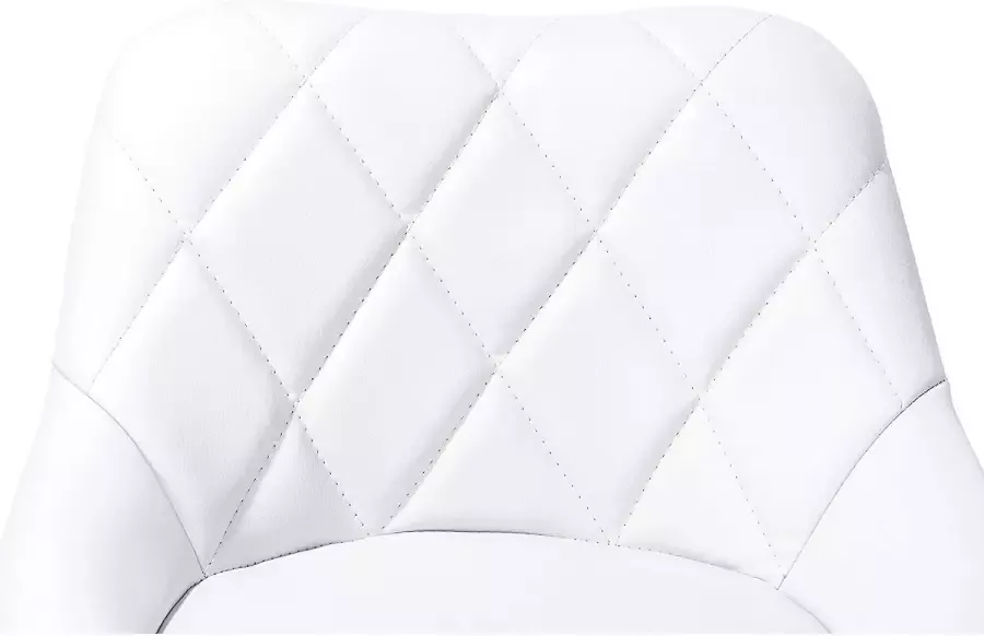 Merkloos Barkrukken Wit 2-delige set 60-80 cm verstelbaar 360 graden vrij draaibaar - Foto 1