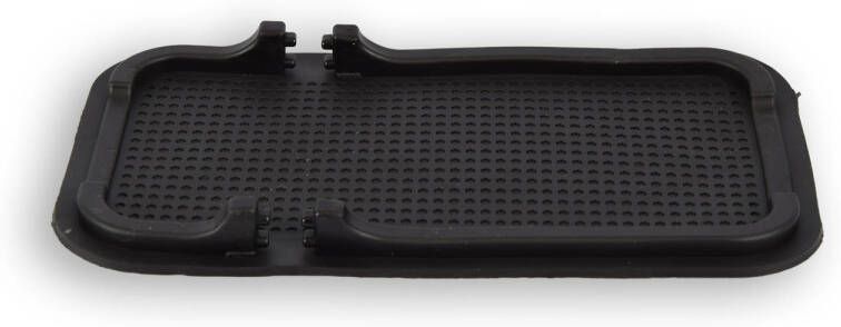 Merkloos Duurzame Zwarte Rubberen Auto Dashboard Accessoires: Antislipmat 17.50x9.50x0.05 cm - Foto 1
