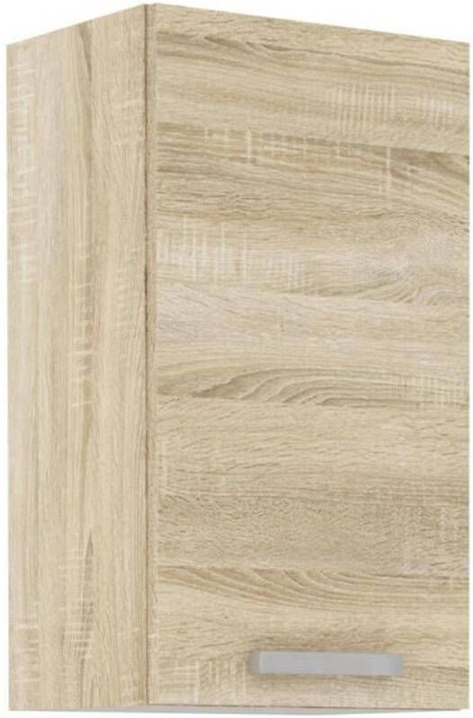 Merkloos Lassen hoge kast eiken 40 x 31.6 x 72 cm 1 draaideur