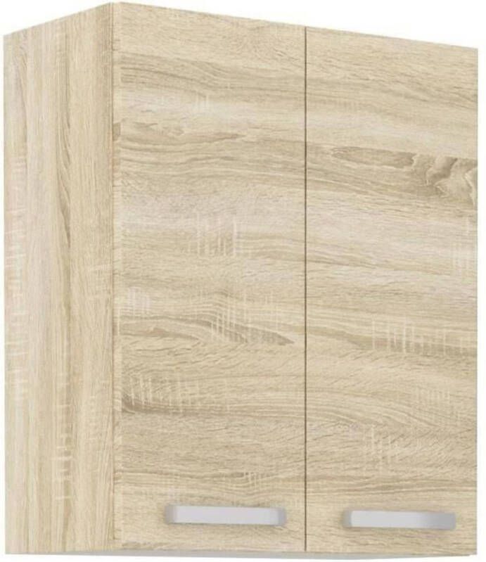 Cstore Hoge kast met 2 draaideuren Sonoma eiken decor B 60 cm x D 31 6 x H 72 cm LASSEN