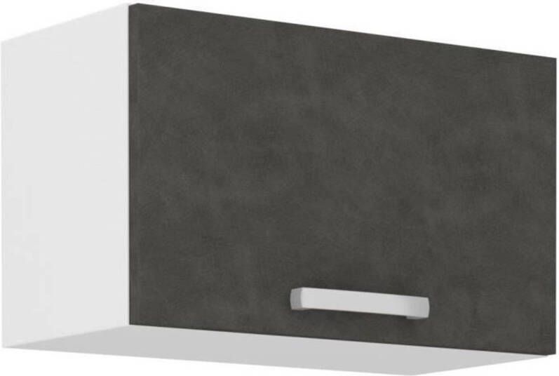 Merkloos Lassen kapkast grijs 60 x 31.6 x 36 cm kanteldeur