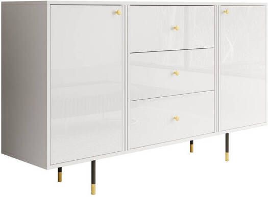 Meubella Dressoir Cecil Wit 160 cm