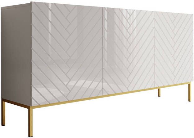 Meubella Dressoir Gallatin Wit 160 cm