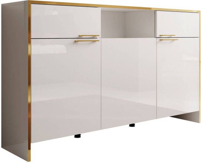 Meubella Dressoir Garcia Wit 145 cm ACTIE - Foto 1