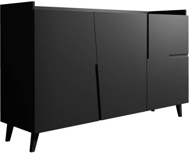 Meubella Dressoir Glory Mat Zwart 150 cm