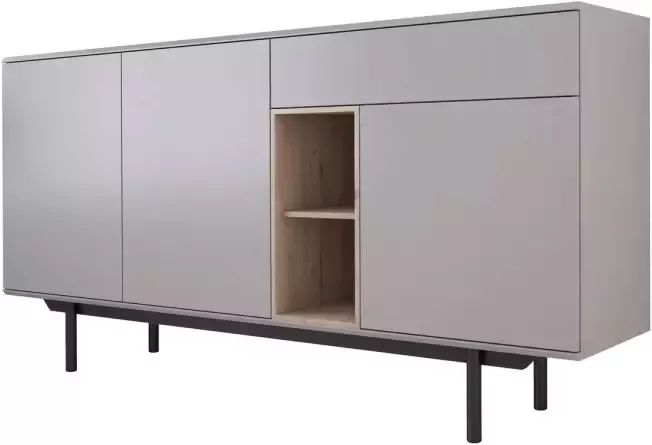 Meubella Dressoir Iris Grijs Eiken 175 cm - Foto 1