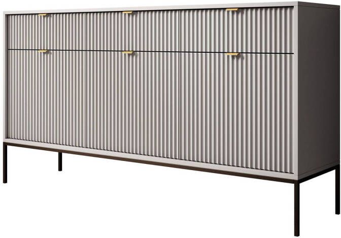 Meubella Dressoir Navil Grijs 154 cm