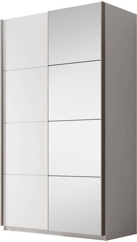 Meubella Kledingkast Colorado Wit 120 cm Met spiegel - Foto 1