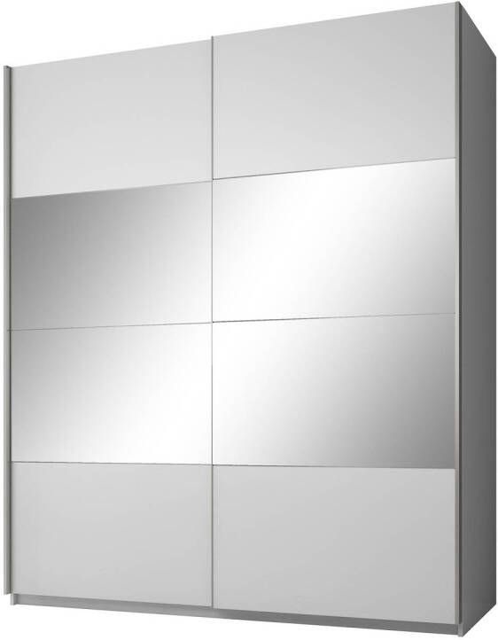 Meubella Kledingkast Colorado Wit 180 cm Met spiegel