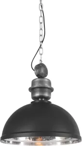 Mexlite Hanglamp Gaeve Ø 40 cm zwart