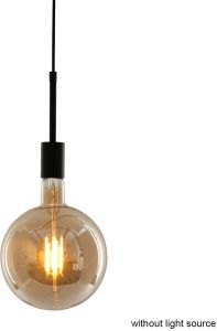 Mexlite Hanglamp minimalics 2701zw zwart