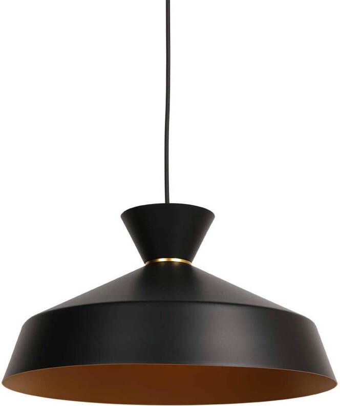 Mexlite Skandina hanglamp ø 40 cm In hoogte verstelbaar E27 (grote fitting) goud en zwart