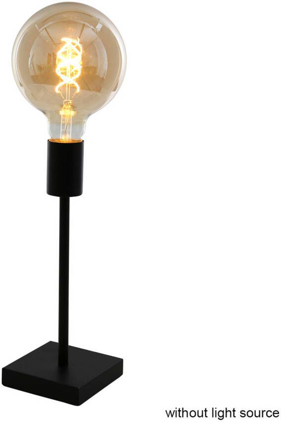 LichtXpert Mexlite Minimalics Tafellamp Zwart 23 cm hoog - Foto 1