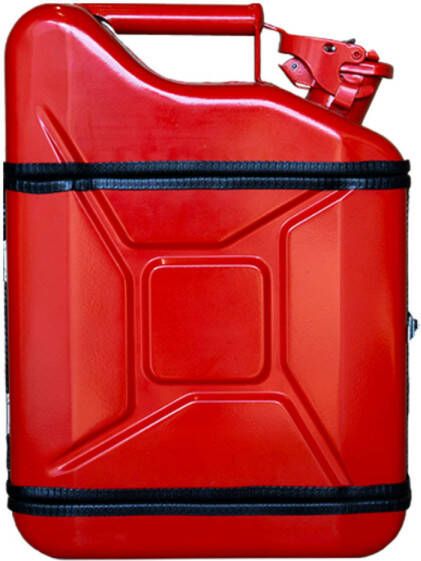 Designed by Man Jerrycan His & Hers Bar Rood Uniek geschenkidee Praktisch en Stijlvol Ideaal als cadeau&apos; Rood