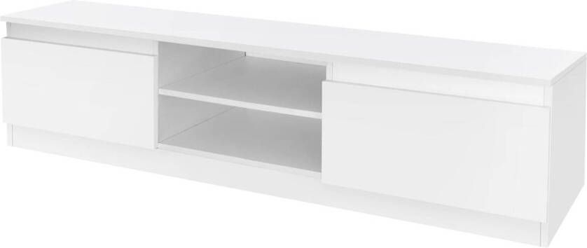 ML-Design TV lowboard wit 120x36x40 cm gemaakt van MDF spaanplaat