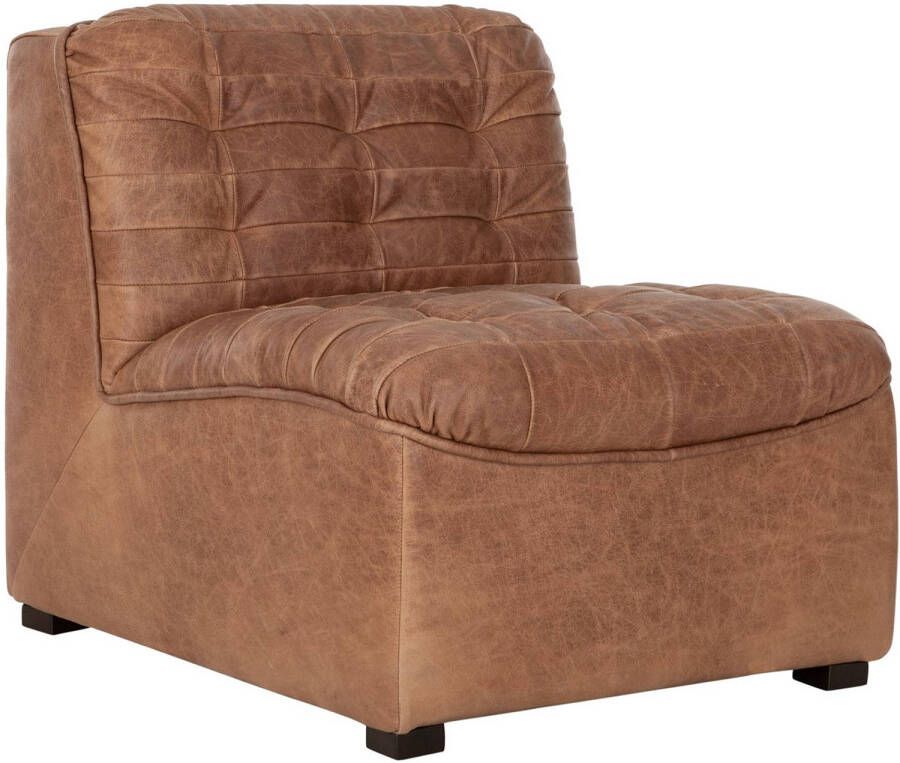 Must Living Lounge chair Liberty 75x67x85 cm buffalo leather cognac