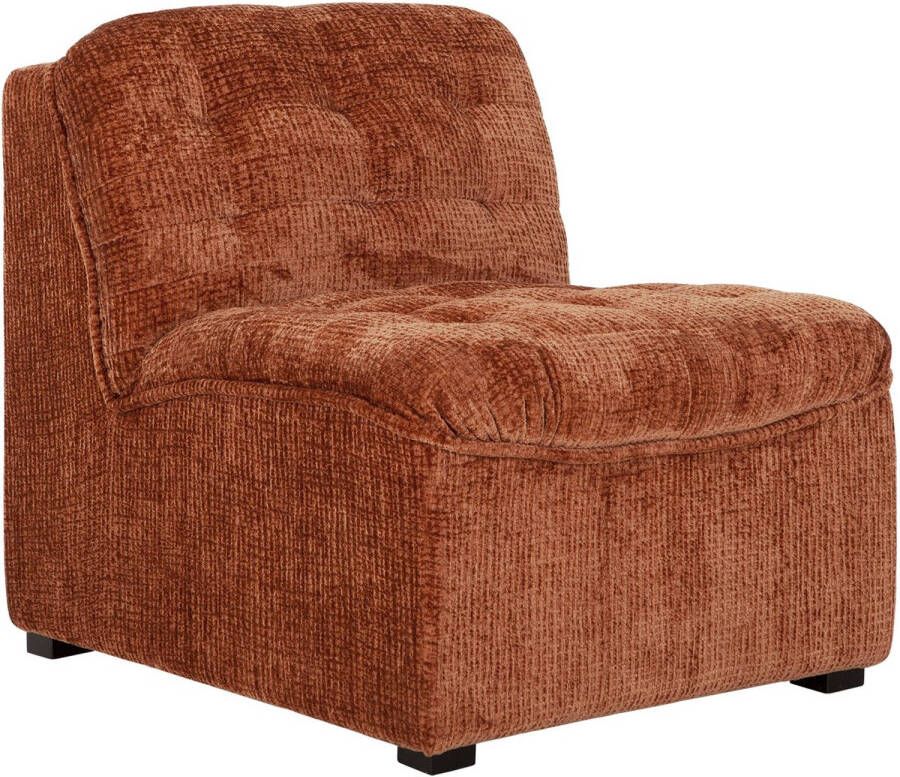 Must Living Lounge chair Liberty 75x67x85 cm glamour cinnamon