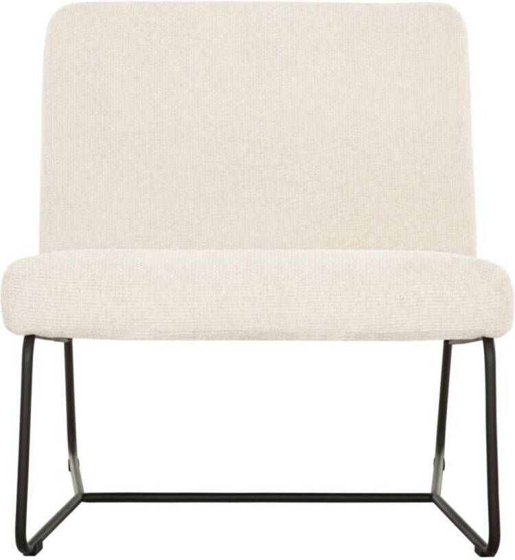 Must Living Lounge chair Zola 80x78x80 cm glossy natural