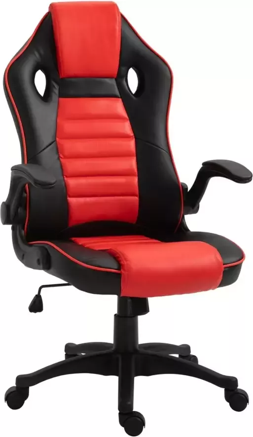 NiceGoodz Game Stoel Gaming stoel Gaming chair Racing style Zwart Rood