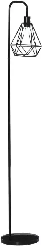NiceGoodz Vloerlamp industrieel lampen staande lamp stalamp modern marmer zwart Ø25 x 152H cm