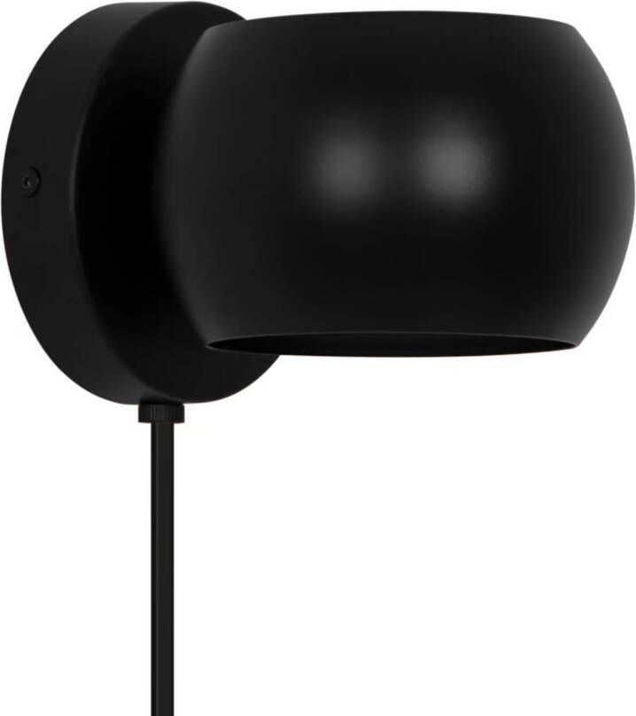 Nordlux Wandlamp Belir Ø 13 cm zwart