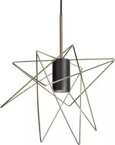 Nowodvorski Hanglamp Gstar Ø 30 Cm Zwart Goud