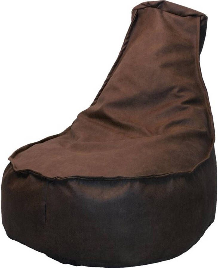 Drop & Sit Leatherlook Stoel Noa Junior – Tobacco – 85 x 100 cm