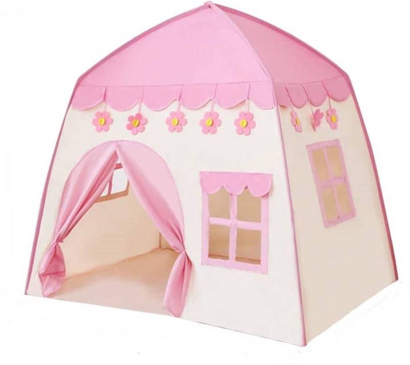 Parya Official Parya Home Speeltent XL Met LED-verlichting Roze Tent Voor Kinderen - Foto 1