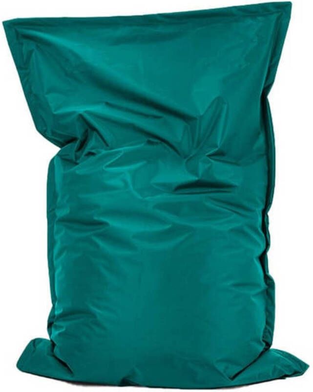 Drop & Sit Zitzak Smaragd – Nylon Zitzak Kind – 100 x 150 cm – Beanbag Binnen & Buiten – Zitzak Volwassenen met Vulling