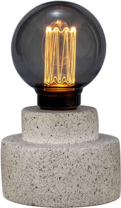 Pauleen Noble Flare Tafellamp 2xAA beton