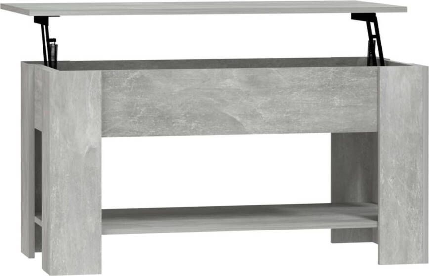 Prolenta Premium INFIORI Salontafel 101x49x52 cm bewerkt hout betongrijs