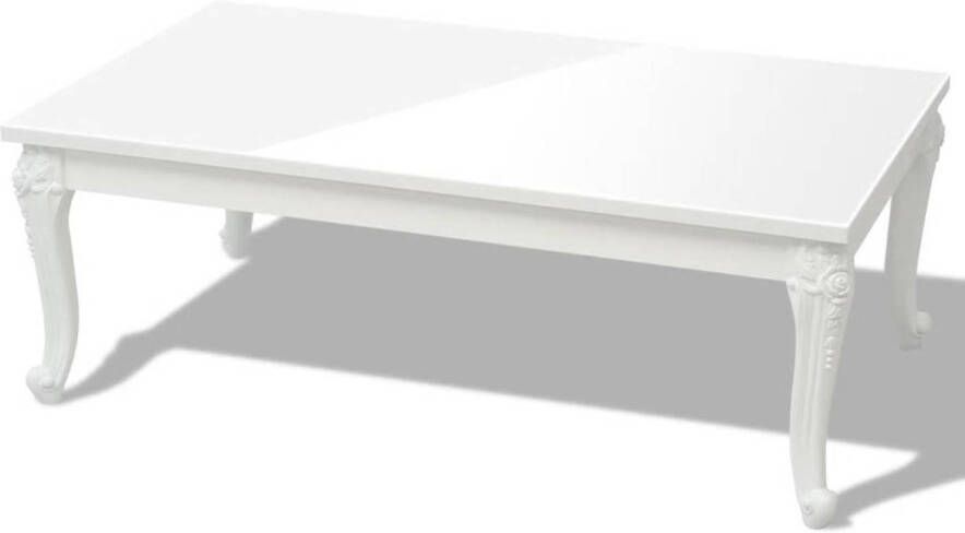 Prolenta Premium INFIORI Salontafel 115x65x42 cm hoogglans wit