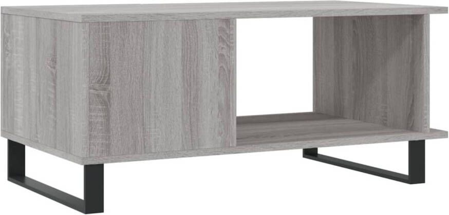 Prolenta Premium INFIORI Salontafel 90x50x40 cm bewerkt hout grijs sonoma eikenkleurig