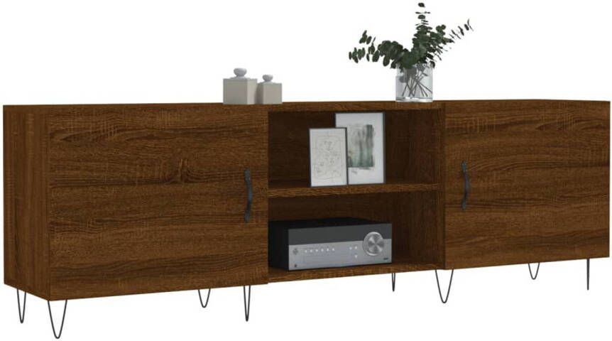 Prolenta Premium INFIORI Tv-meubel 150x30x50 cm bewerkt hout bruineikenkleurig - Foto 1