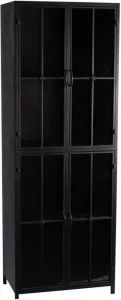 PTMD COLLECTION PTMD Cave Kast 60 x 41 x 183 cm Ijzer Zwart