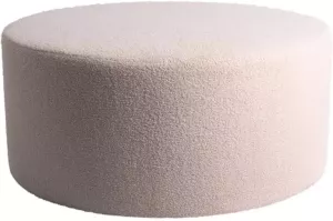 Ptmd Collection PTMD Evie Teddy Sand round pouf