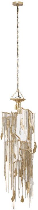 Ptmd Collection PTMD Wilco Brass casted alu hanging lamp chains small