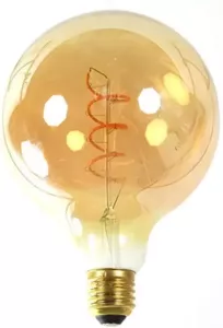 PTMD Decostar Filamentlamp Globe LED G125 E27 4w 150 lumen Kleur Goud
