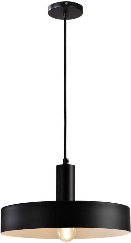 QUVIO Hanglamp retro Platte vorm Diameter 30 cm